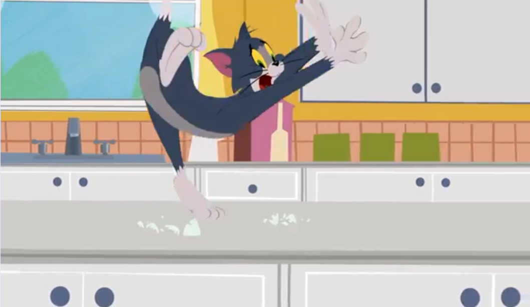 Tom and jerry scream top