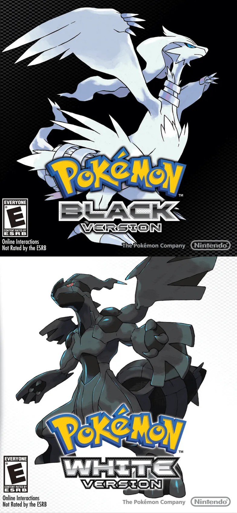 Pokemon Black & White New of The Unova Region (2011) Nintendo DS Poster