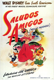 Saludos amigos poster