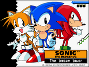 Sonic the Hedgehog The Screen Saver Cover