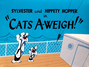 Cats A-Weigh! Title Card