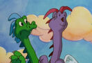 Dragon Tales WB CARTOON, HEAD SHAKE - TROMBONE GOBBLE