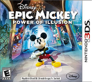 Epic mickey power of illusion box cover