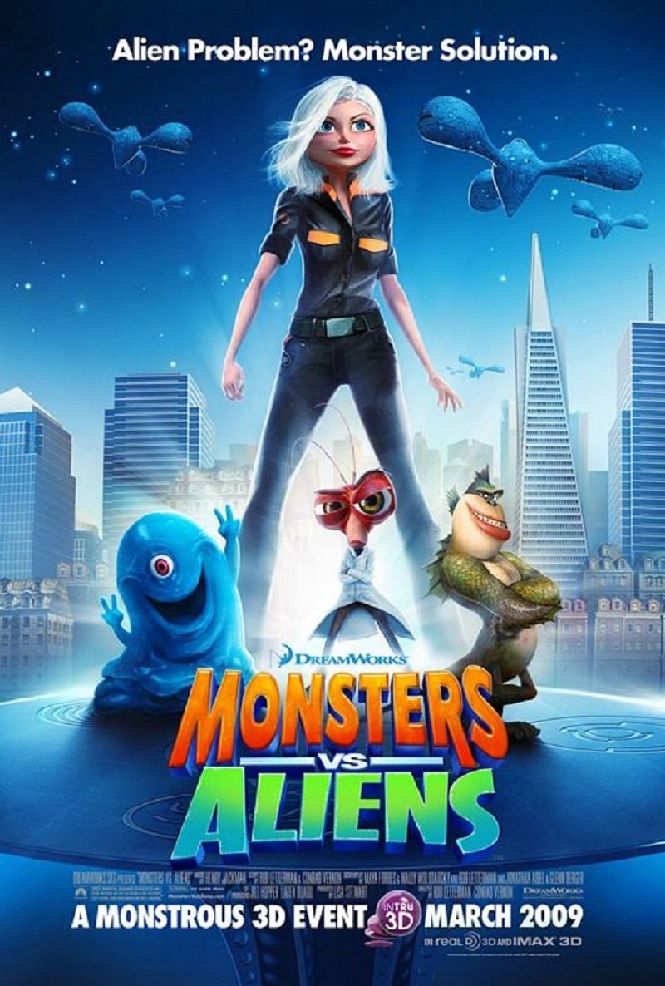 Review: 'Monsters vs. Aliens' is wacky and funny – East Bay Times