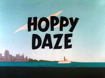 Hoppy Daze Title Card