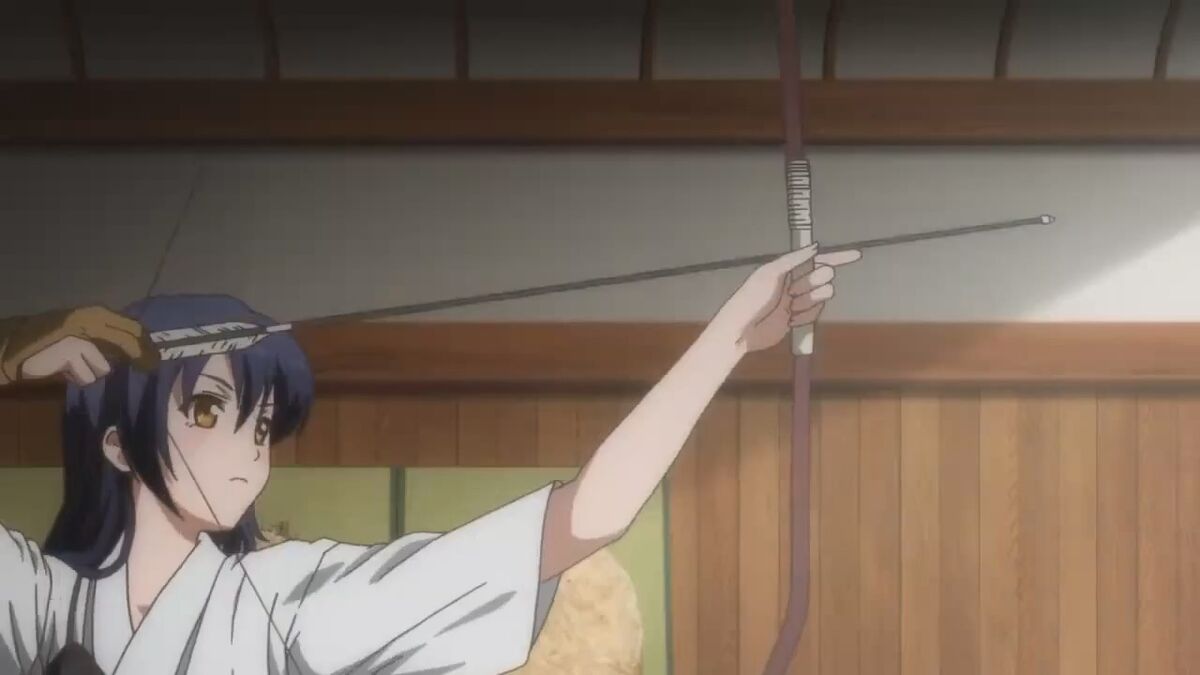 I don't think the anime animators know how a bow works... : r/DrStone