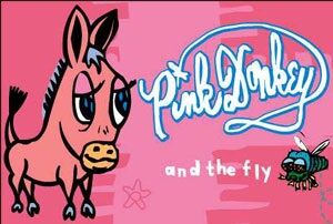 Pink Donkey and the Fly.jpg