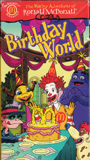 Birthday World VHS Cover