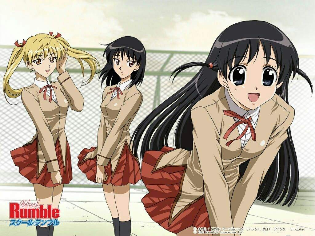 School Rumble (English Dub) Nara! Karasuma! Harima! - Watch on Crunchyroll