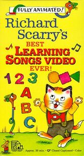 Richard Scarry's Best Learning Songs Video Ever! VHS cover