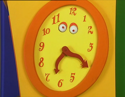 fast cartoon clock