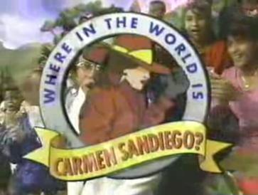 where in the world is carmen sandiego logo