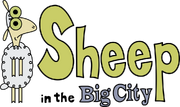 Sheep in the big city title card