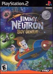 Jimmy Neutron Boy Genius Video Game Box Art