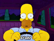Homer Simpson D'oh giphy
