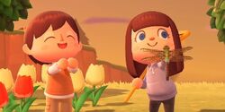 Animal Crossing New Horizons - Girl with Dragonfly