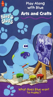 Blue's Clues Arts and Crafts VHS Cover