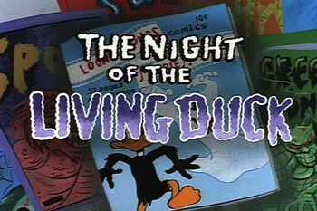 Night of the Living Duck Title Card