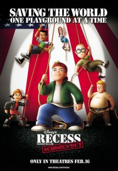 Recess school's out poster