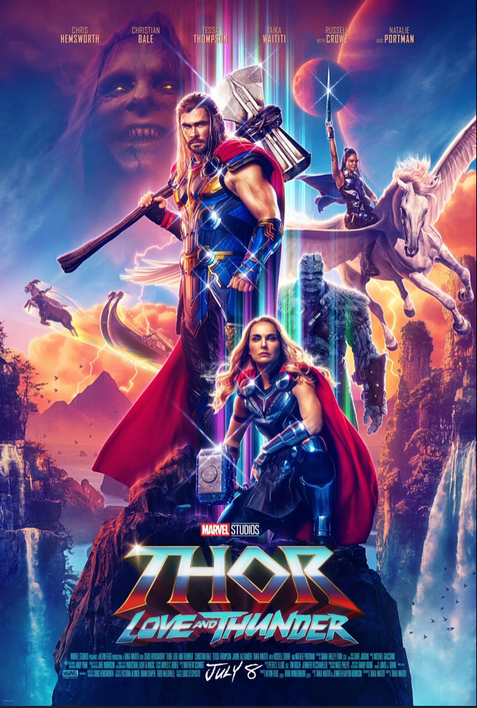 Deixou escapar! Pôster de Thor: Love and Thunder! - POPSFERA