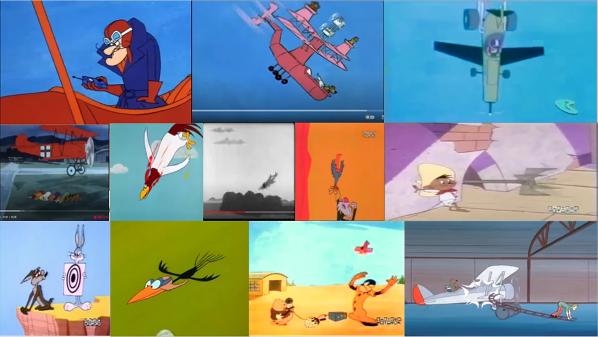 HB CARTOON, AIRPLANE PROP PLANE DIVE AND SWOOP BY 01 Soundeffects