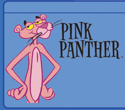 Pink panther cartoon character