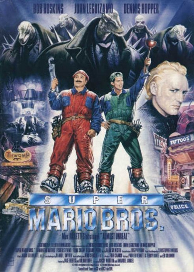 Super mario bros 1993 movie poster