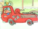 Richard Scarry's Best ABC Video Ever! Sound Ideas, FIRE ENGINE - GOING TO FIRE SCENE SIREN AND HORN, COMES TO A STOP