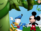 Mickey Mouse Clubhouse: Donald and the Beanstalk (Online Games) Sound Ideas, COMEDY, ACCENT - STUMBLE AND FALL (last part only)