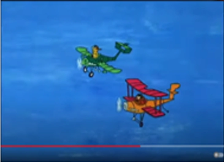 HB CARTOON, AIRPLANE PROP PLANE DIVE AND SWOOP BY 03 Soundeffects