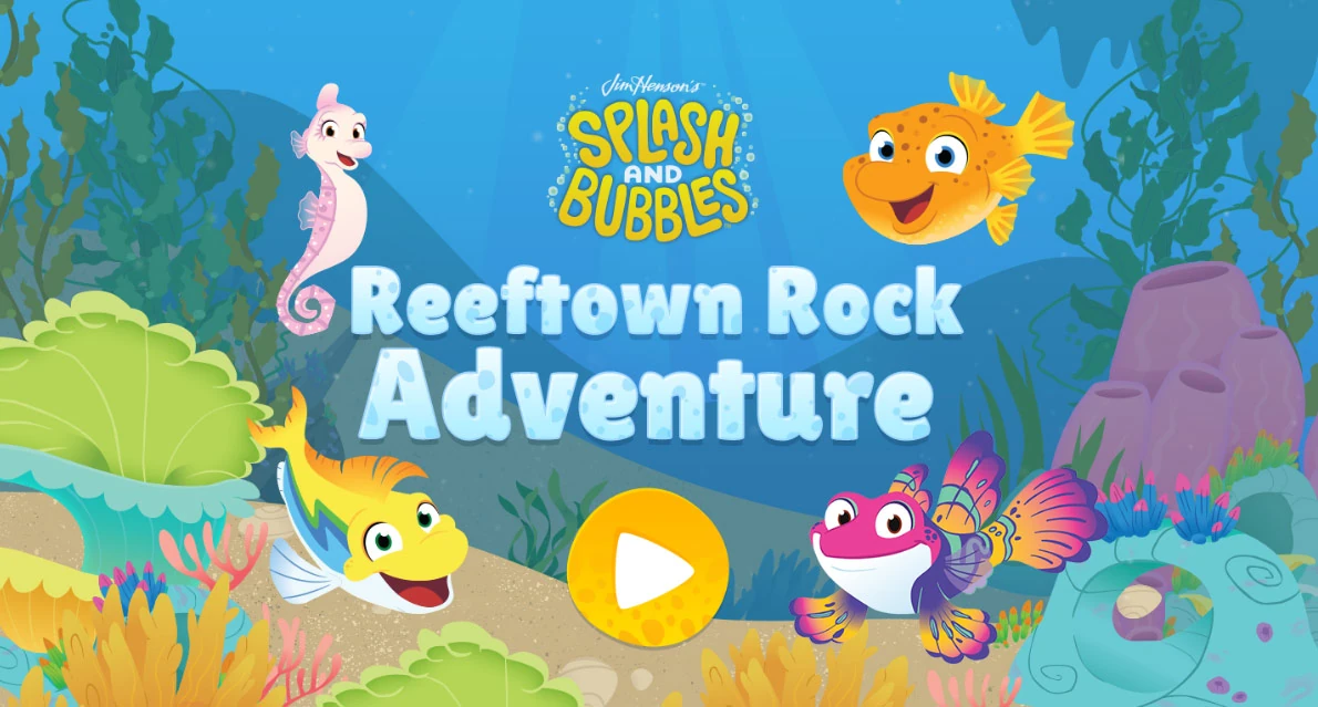 Splash and Bubbles Reeftown Rock Adventure Games