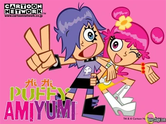 Hi Hi Puffy Amiyumi Soundeffects Wiki Fandom The citizens turn against them, so ami and yumi try to get back to their own time. hi hi puffy amiyumi soundeffects wiki