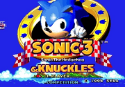 Sonic 3 and Knuckles Title Screen