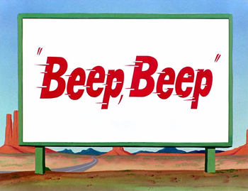 Beep, Beep Title Card