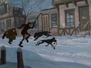 101 Dalmatians (1961) Sound Ideas, DOG - GERMAN SHEPHERD: ANGRY GROWLS AND BARKS, ANIMAL