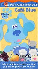 Blue's Clues Cafe Blue VHS Cover