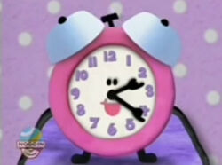 CLOCK, ALARM - LARGE ALARM CLOCK BELL RINGING Blue's Clues.jpg