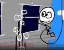 Adventures of Stickman Cartoon (Shorts) Sound Ideas, RICOCHET - CARTOON RICCO 04 (Low Pitched)