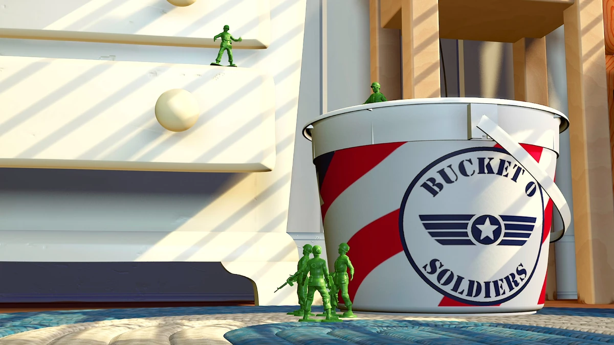 SKYWALKER, TOY - GREEN SOLDIERS BUCKET LID CAP OPENING | Soundeffects ...