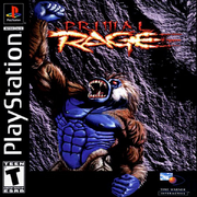 Primal rage ps1 box art