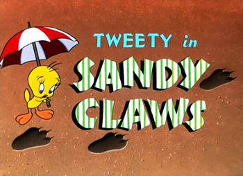 Sandy Claws Title Card