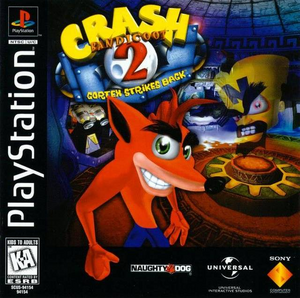 Crash Bandicoot 2 PS1 Box Art