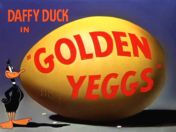 Golden Yeggs Title Card