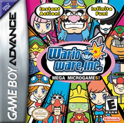 Warioware gba box art