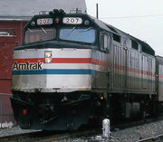 Amtrak F40PH 207 Picture