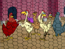 Banty Raids Sound Ideas, CARTOON, CHICKEN - EXCITED CLUCKING AND SQUAWKING IN HEN HOUSE-2