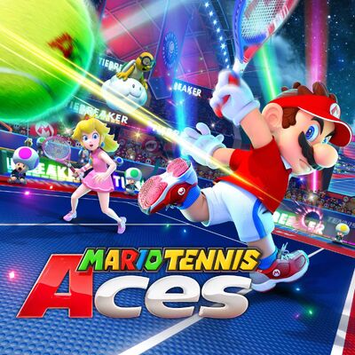 Mario tennis aces logo