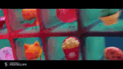 Emoji Movie cats two angry yowls.gif