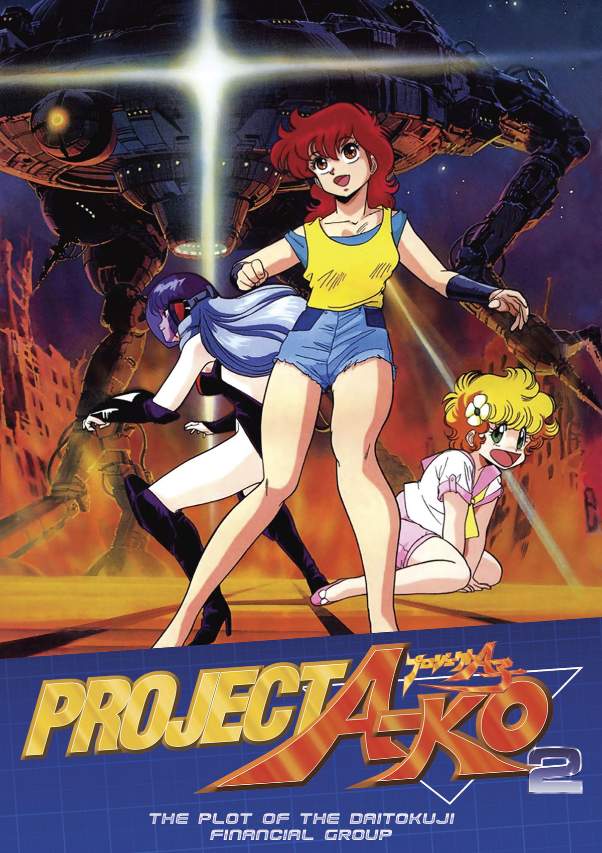 Project a. Project a-ko (1986). Проект а-ко II: интрига финансовой группы Дайтокудзи мультфильм 1987. Project a-ko аниме. Project a-ko 2.