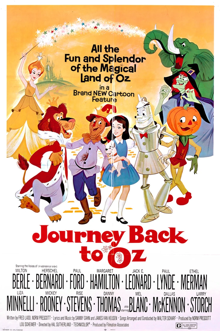 Journey Back to Oz (1972) | Soundeffects Wiki | Fandom